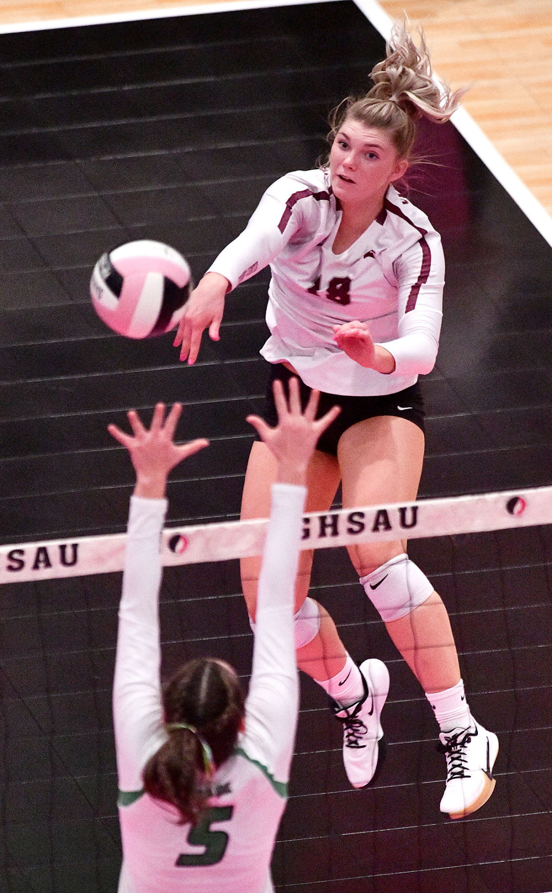 Osage vs Grundy Center state volleyball